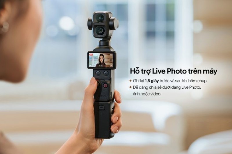 Vlog Combo phù hợp với người muốn một bộ camera cầm tay tối ưu cho nhu cầu quay vlog.