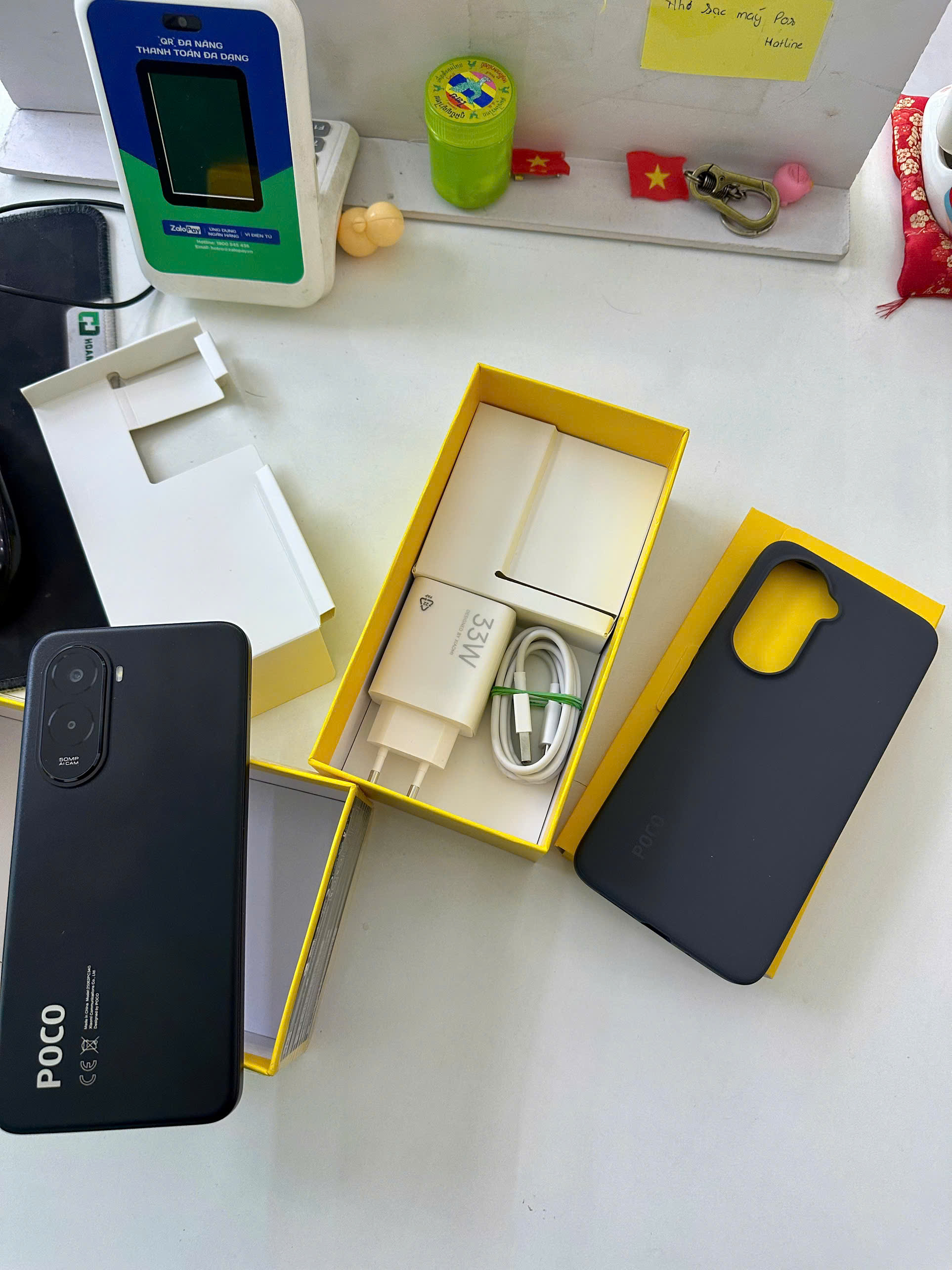 POCO M7 6.9"/SNAP 685/6G/128G/50MP+QVGA/8MP/7000mAh (25062PC34G)/ĐEN - TBH