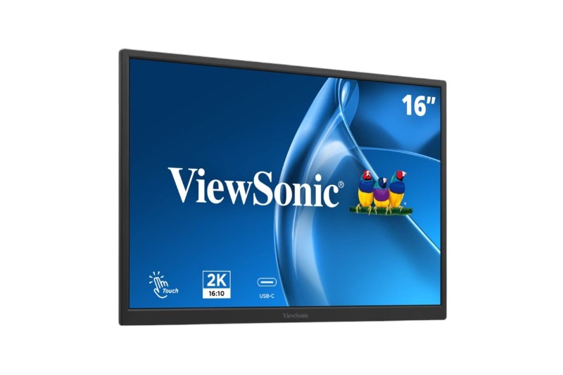 `ViewSonic TD1617A-2K có kích thước 16 inch phù hợp với người cần màn hình thứ 2 trong không gian nhỏ.
