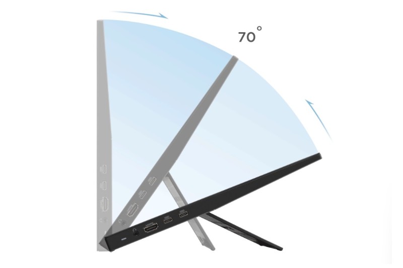 ViewSonic TD1617A-2K có chân đế gập tích hợp