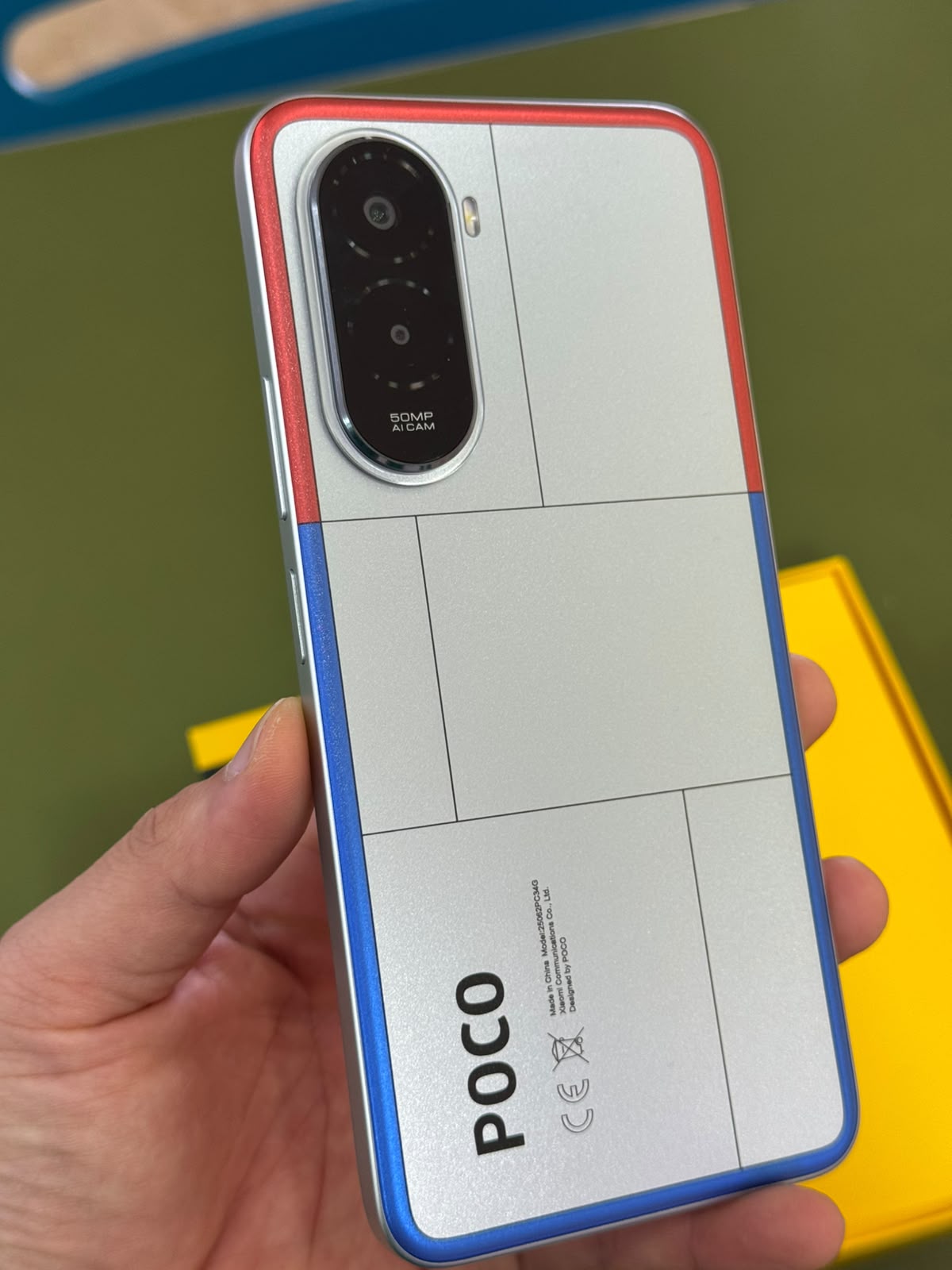 ĐIỆN THOẠI DI ĐỘNG (TEL) POCO M7 6.9"/SNAP 685/6G/128G/50MP+QVGA/8MP/7000mAh (25062PC34G)/BẠC (6932554451929) - CŨ