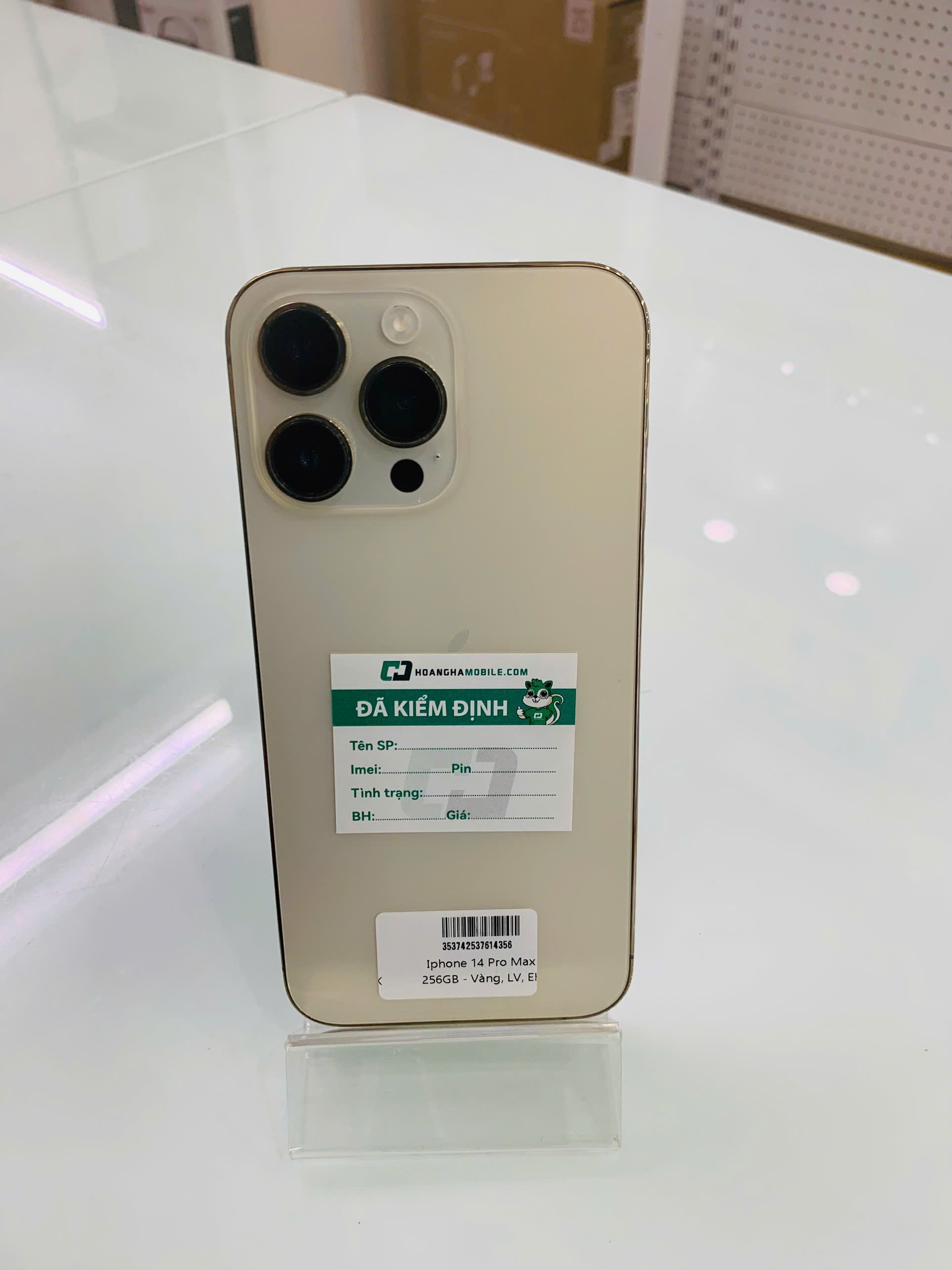 ĐTDĐ Apple iPhone 14 Pro Max 256GB Gold - Cũ - 353742537614356 - IPC14MG256