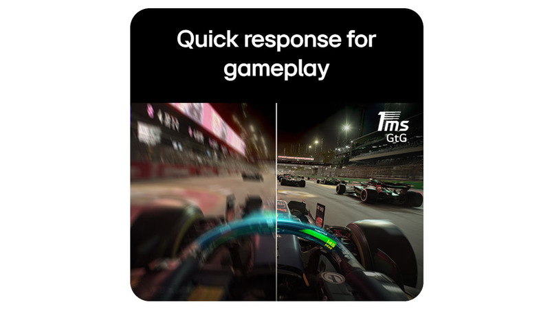 Màn hình gaming hỗ trợ góc nhìn và khung hình mượt mà.
