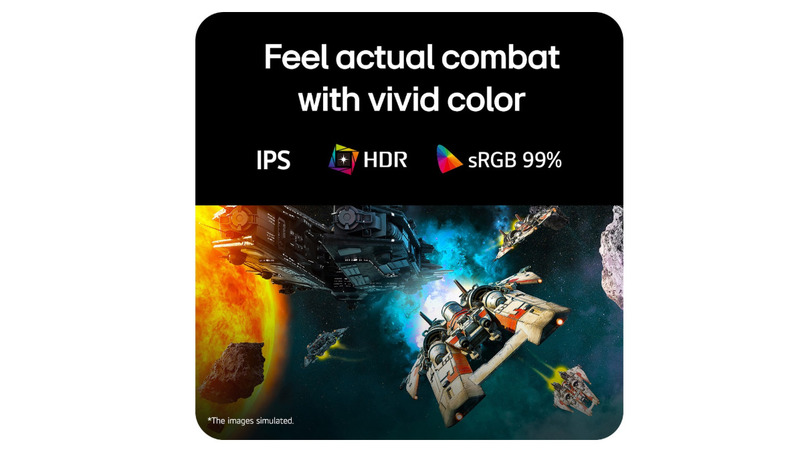 LG UltraGear sử dụng IPS và 27inch.