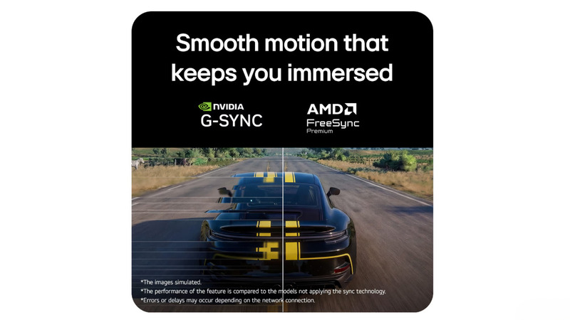 Màn hình LG UltraGear công nghệ NIVDIA G-SYNC.