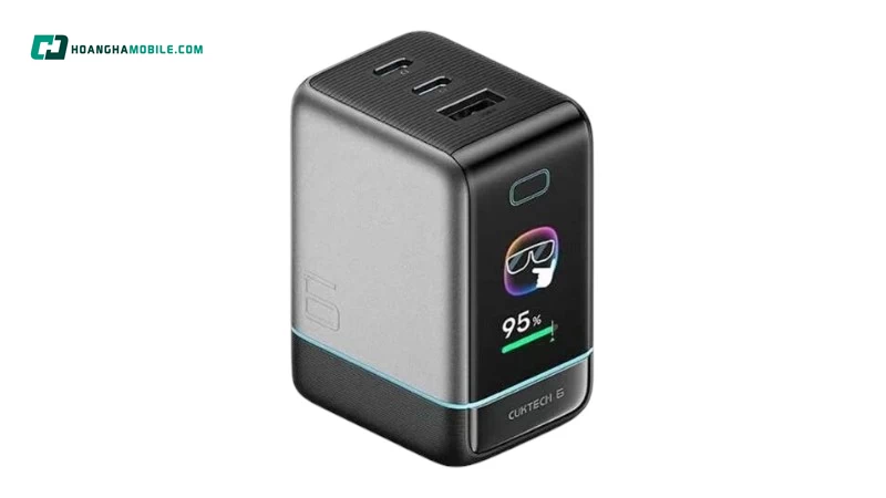 Bộ củ cáp Bộ sạc Cuktech 6 Ultra 2C1A 100W có màn hình AD653U. Bộ củ cáp Bộ sạc Cuktech 6 Ultra 2C1A 100W có màn hình AD653U.