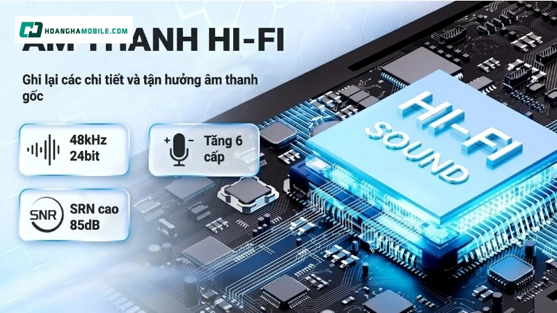 BOYALINK 2 hỗ trợ ghi âm 48kHz 24 bit, dải tần 20Hz đến 20kHz và micro đa hướng. BOYALINK 2 hỗ trợ ghi âm 48kHz 24 bit, dải tần 20Hz đến 20kHz và micro đa hướng.