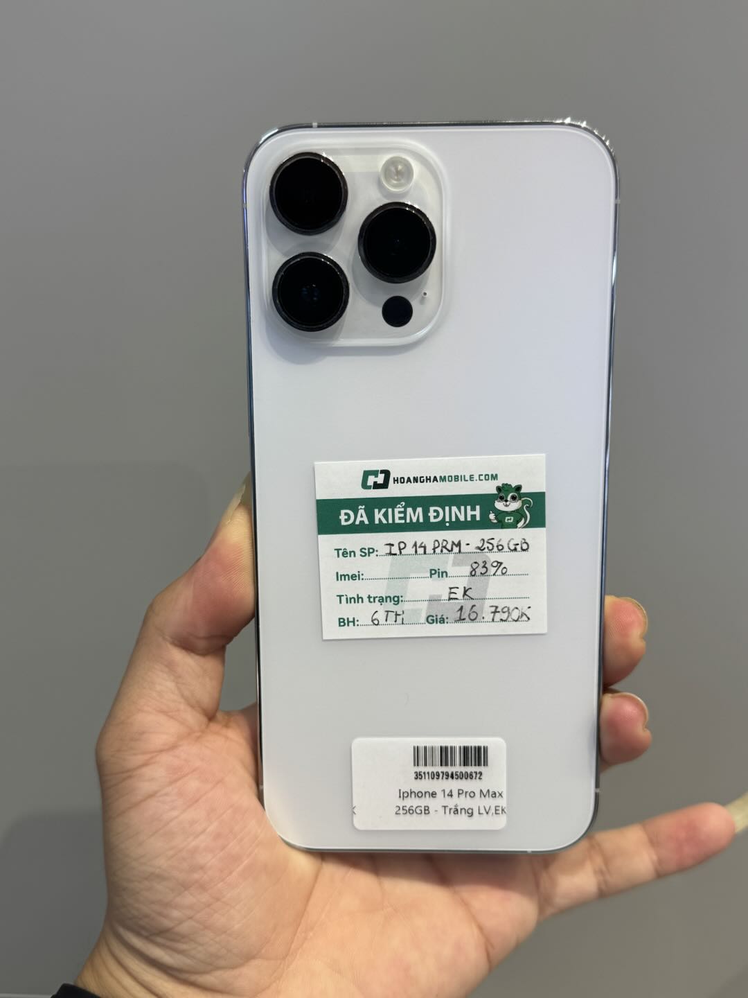 iPhone 14 Pro Max (256GB) - Chính hãng VN/A Cũ