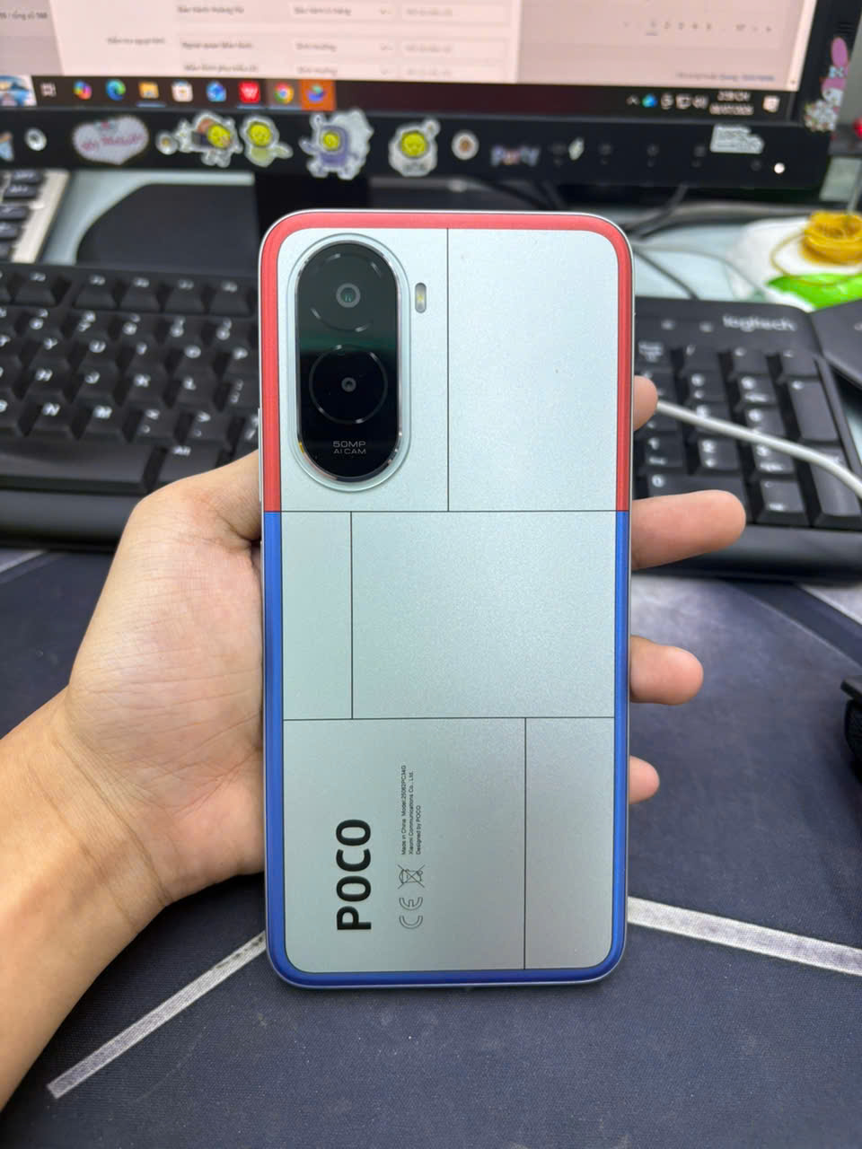 ĐIỆN THOẠI DI ĐỘNG (TEL) POCO M7 6.9"/SNAP 685/6G/128G/50MP+QVGA/8MP/7000mAh
