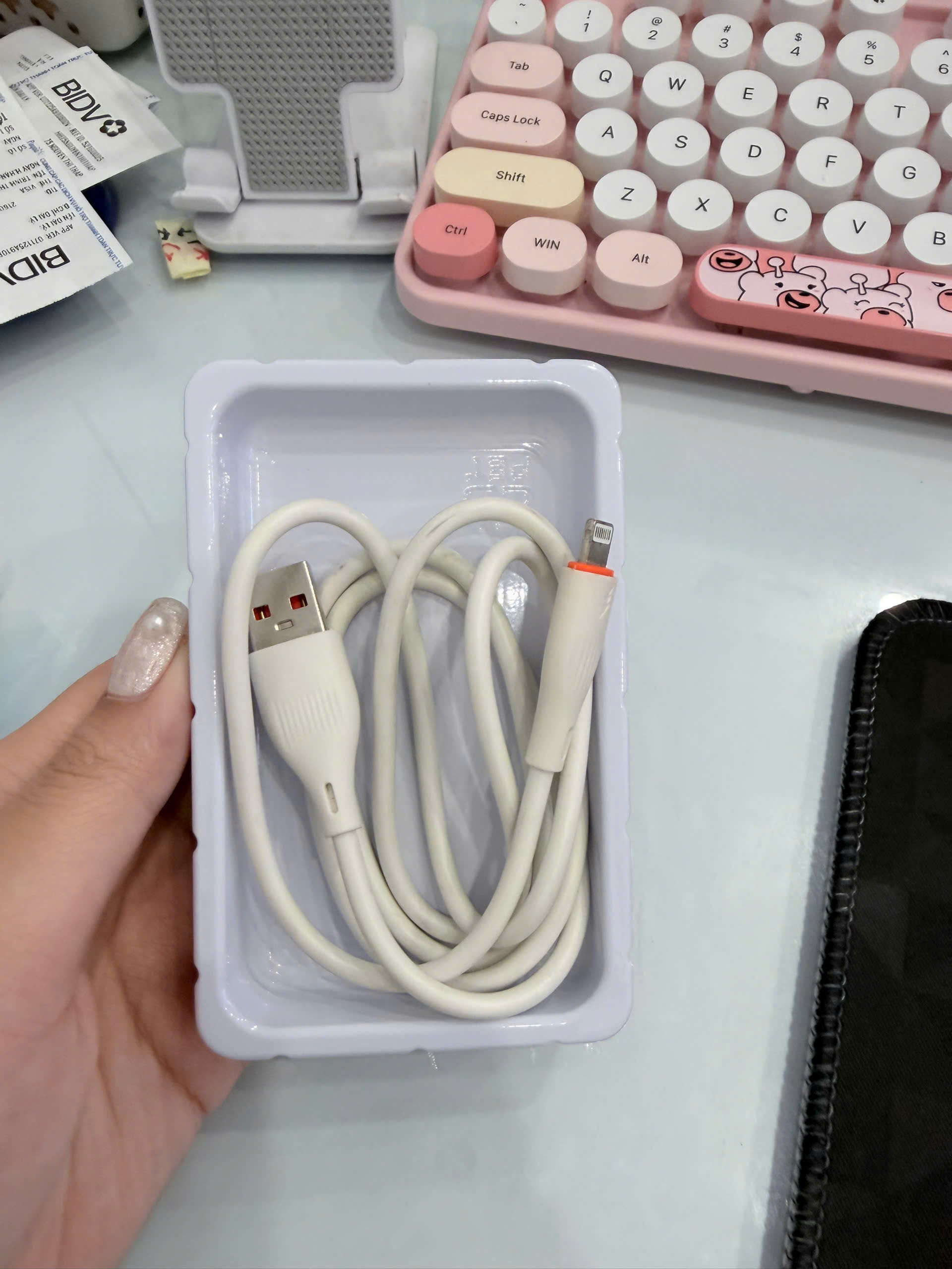 Cáp sạc Yeslink Usb-Lightning Y12 Cũ