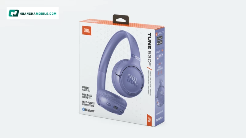 JBL Tune 530BT là mẫu tai nghe Bluetooth chụp tai không dây. JBL Tune 530BT là mẫu tai nghe Bluetooth chụp tai không dây.