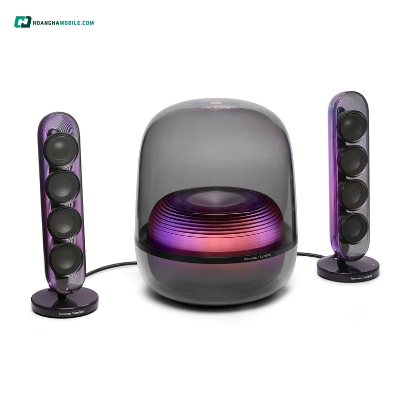Loa Harman Kardon SOUNDSTICK 5 nổi bật hơn SoundStick 4 ở ba điểm chính: công suất, kết nối và trải nghiệm thông minh Loa Harman Kardon SOUNDSTICK 5 nổi bật hơn SoundStick 4 ở ba điểm chính: công suất, kết nối và trải nghiệm thông minh