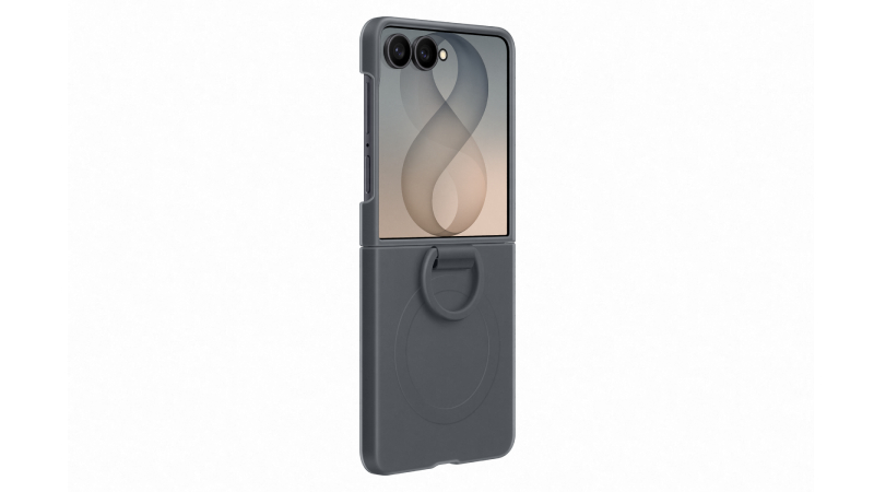 Ốp lưng Silicone Magnet kèm vòng Galaxy Z Flip8 giúp hạn chế trầy xước mặt lưng, cạnh máy và các khu vực thường tiếp xúc với mặt bàn