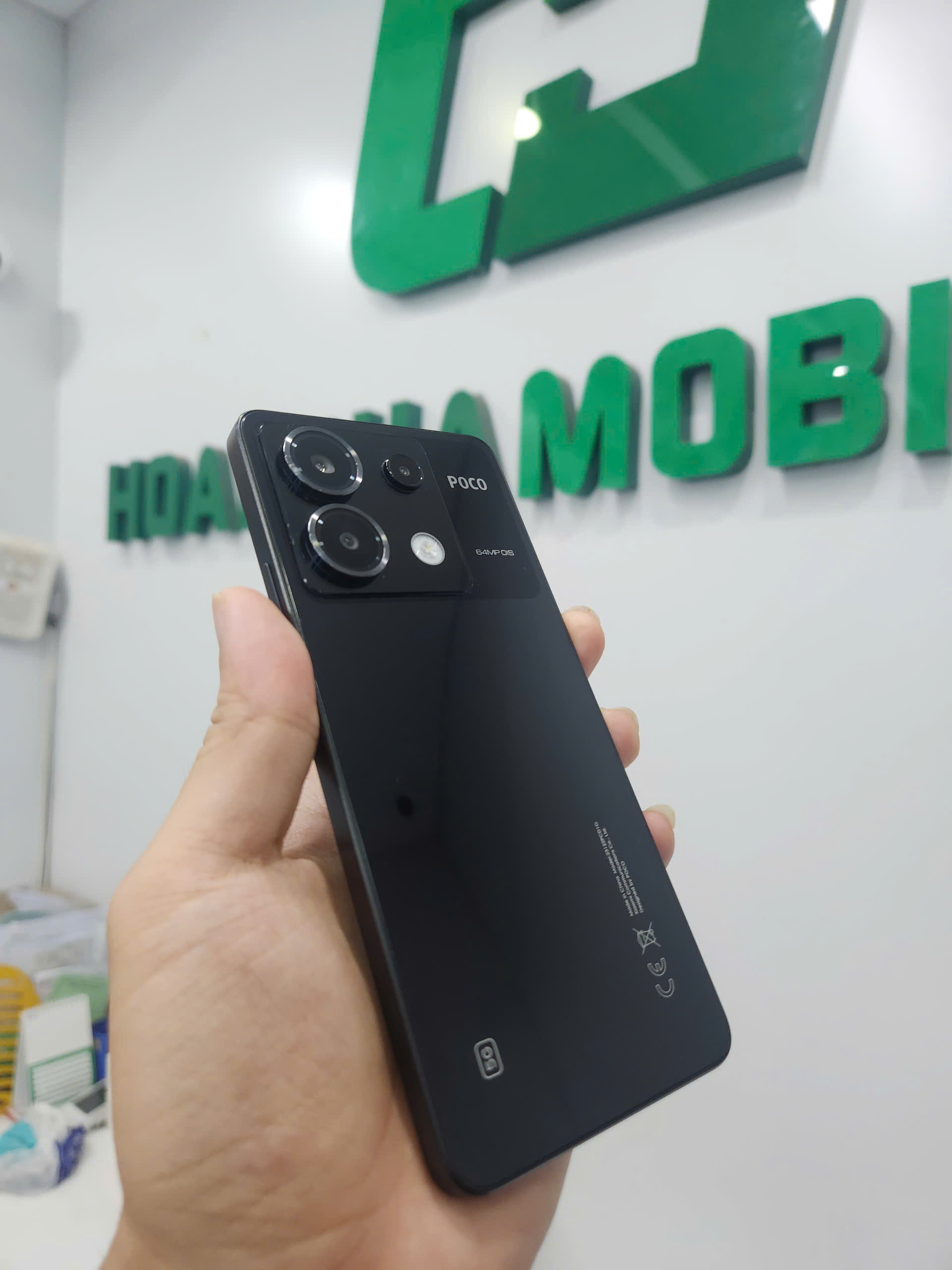 Điện thoại di động POCO X6 5G 6.67/SNAP 7S GEN 2/8G/256G/64MP+8MP+2MP/16MP/5100mAh (23122PCD1G)/ĐEN(6941812755808)