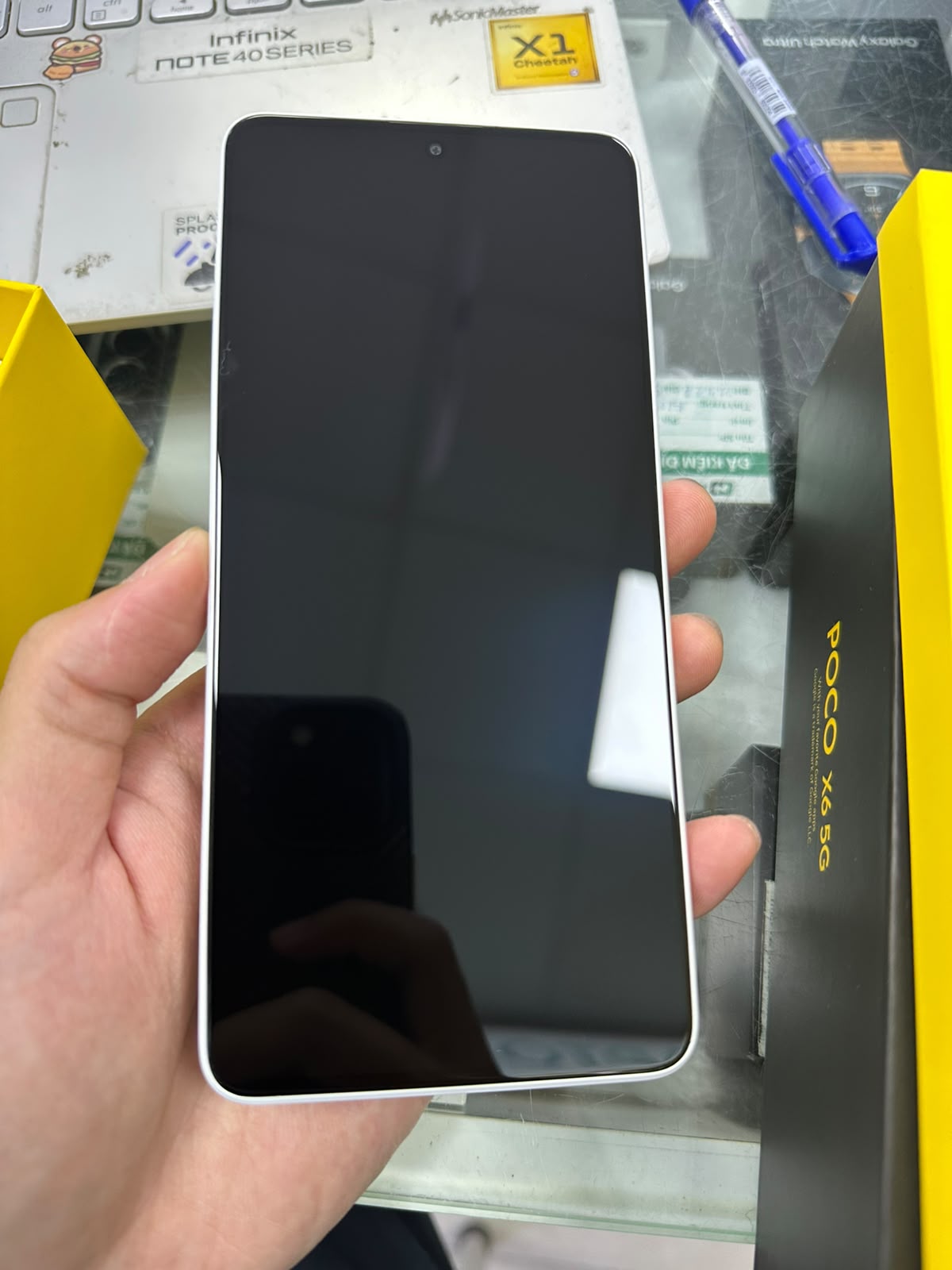Điện thoại di động POCO X6 5G 6.67/SNAP 7S GEN 2/8G/256G/64MP+8MP+2MP/16MP/5100mAh (23122PCD1G)/TRẮNG