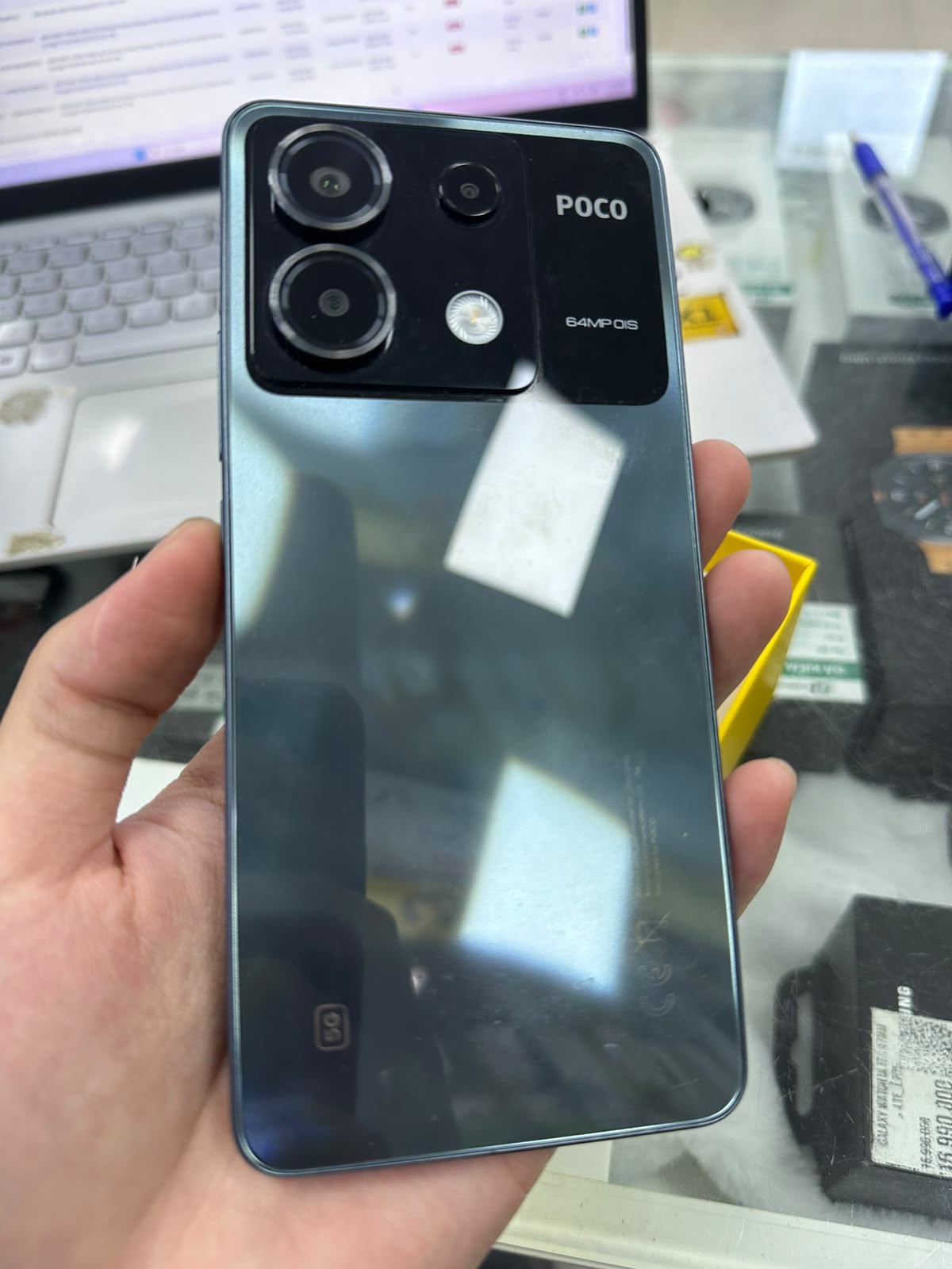 Điện thoại di động POCO X6 5G 6.67/SNAP 7S GEN 2/8G/256G/64MP+8MP+2MP/16MP/5100mAh (23122PCD1G)/XANH DƯƠNG