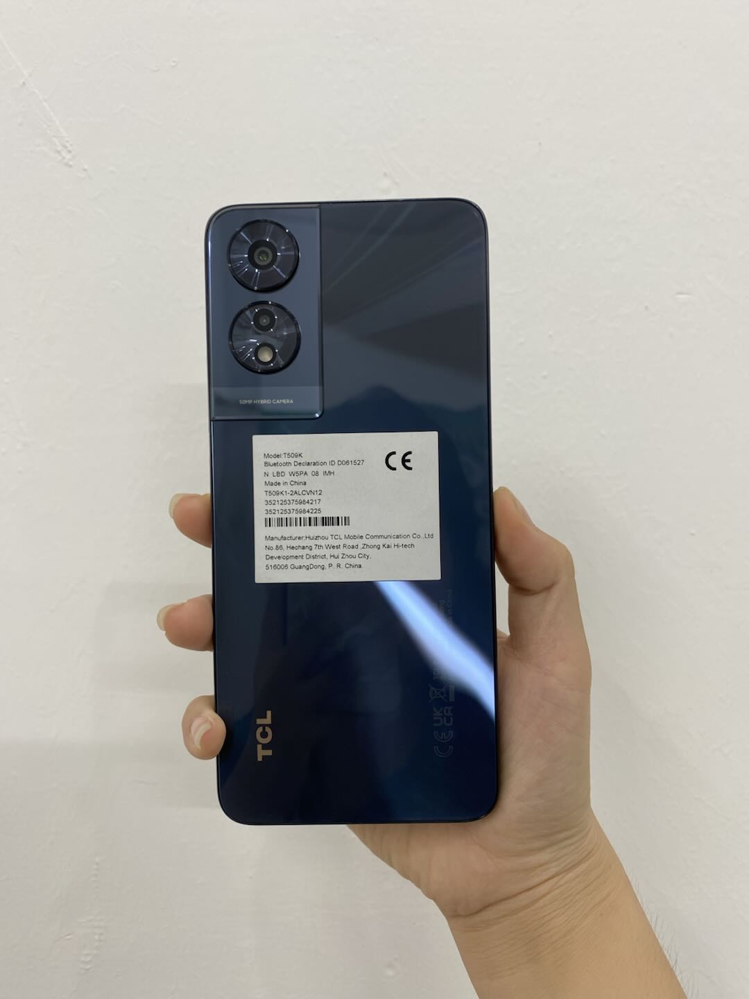 Điện thoại di động TCL 505 T509K (4+128GB) Space Gray_T509K - 352125375984217 - T509K12ALCVN12 cũ nhập trả lại