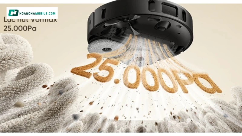 Dreame D30 Ultra CE dùng động cơ TurboForce thế hệ 6 với lực hút Vormax 25.000Pa. Dreame D30 Ultra CE dùng động cơ TurboForce thế hệ 6 với lực hút Vormax 25.000Pa.