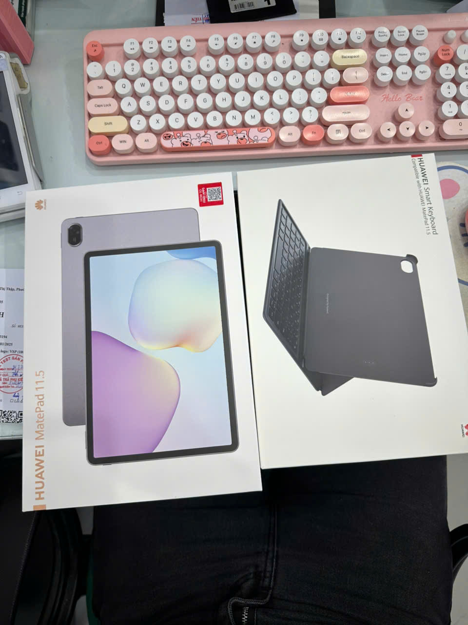 MÁY TÍNH BẢNG(MatePad)HUAWEI TXZ-W09 11.5/IPS/WF6+/8GB+128GB/8MP+13MP/ALU/SP/USB_C/KB/10100mAh/XÁM(6942103165665) - 5WJUN26427G
