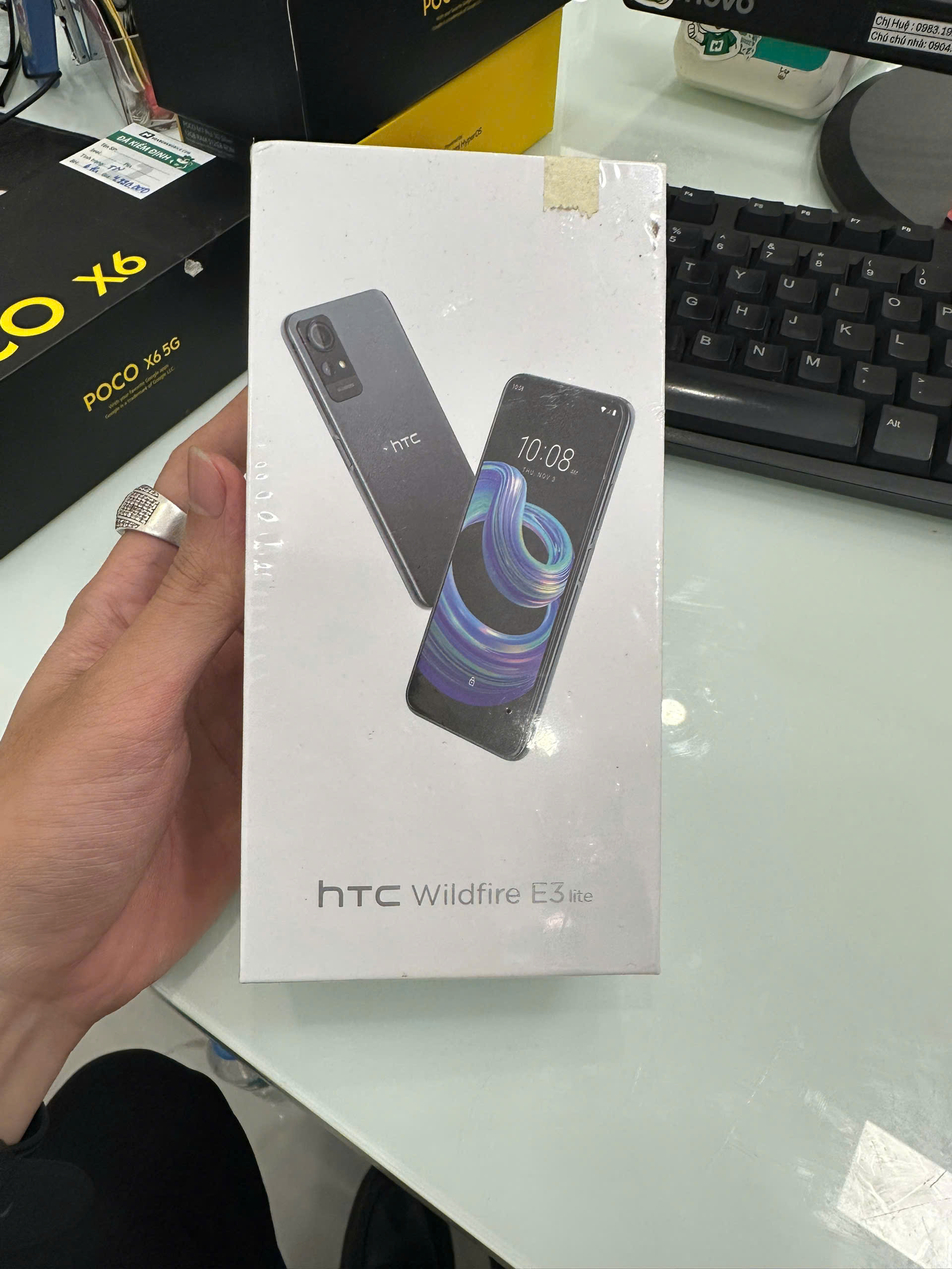 Điện thoại di động HTC Wildfire E3 lite (4GB/64GB) - Xanh (Blue) 