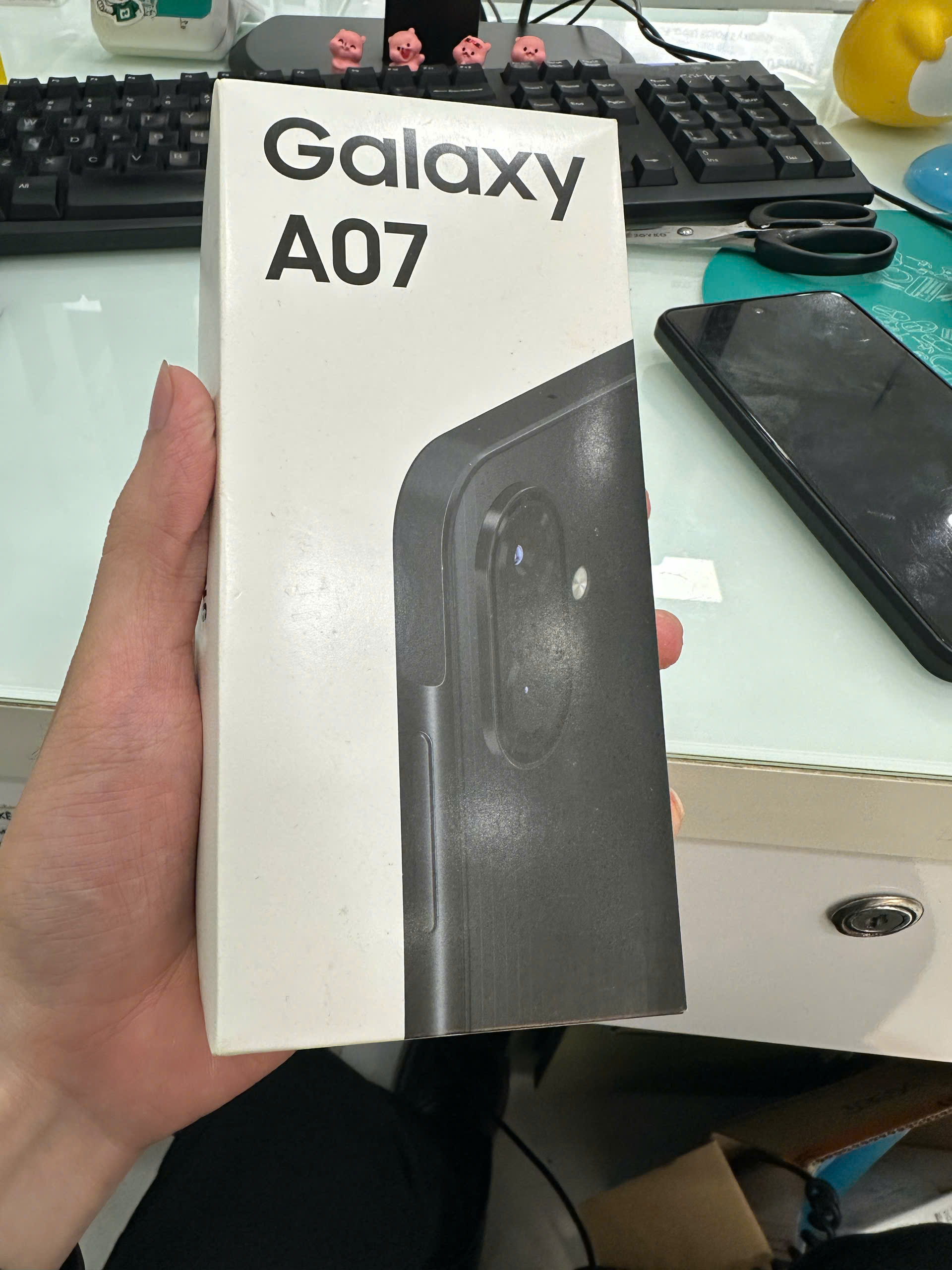 ĐTDĐ Samsung A07 4G SM-A075F/DS,4+128, Đen