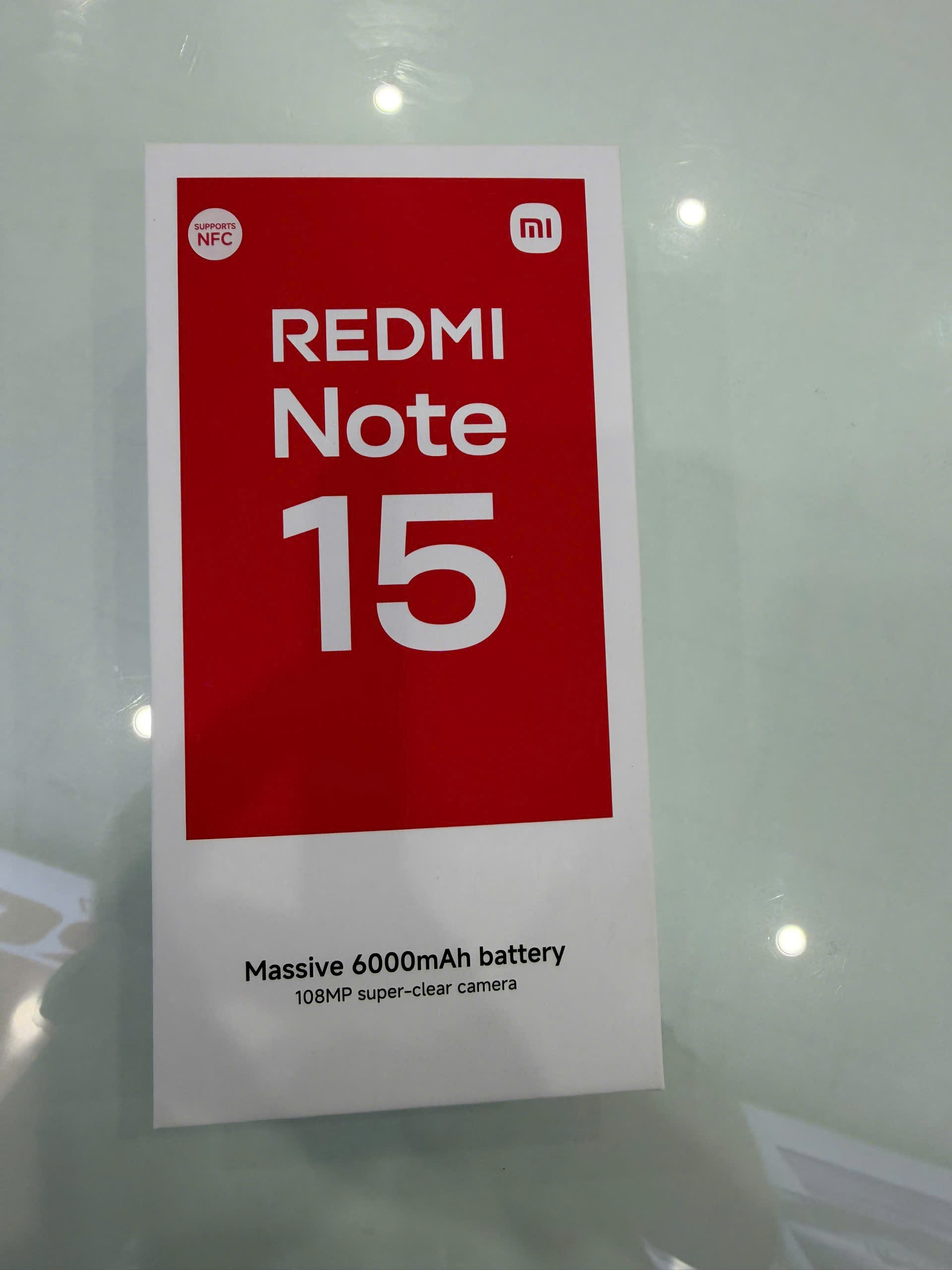 ĐIỆN THOẠI DI ĐỘNG (TEL) REDMI NOTE 15 6.77"/MTK Helio G100-Ultra/6G/128G/108MP+2MP/20MP/6000mAh (2510DRA23E)/ĐEN (6932554476113