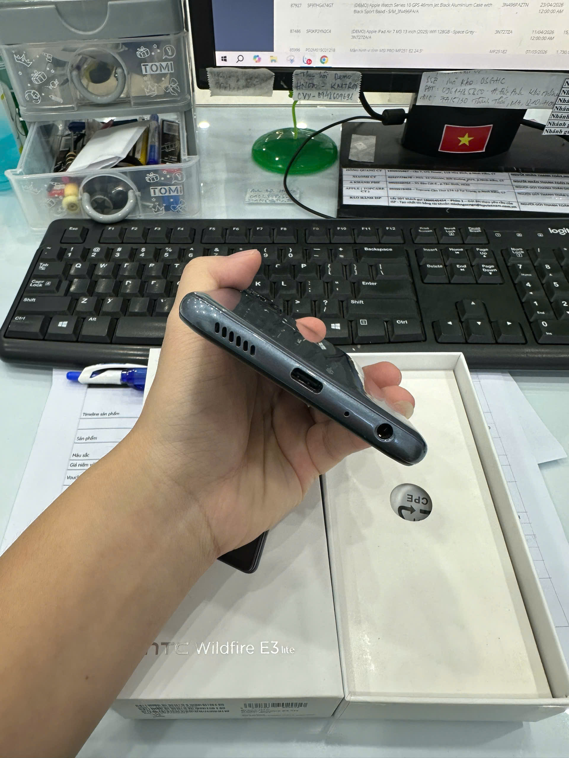 ĐTDĐ HTC Wildfire E3 lite (4GB/64GB) - Ghi (Grey) - TBH
