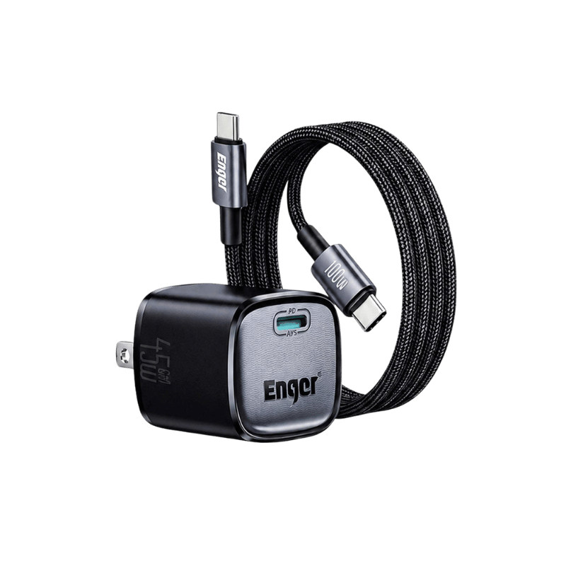 Bộ sạc nhanh ENGER Nano 45W kèm cáp Model EG-CB45