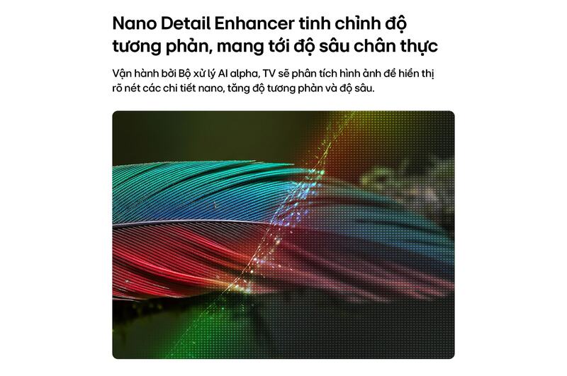 Smart Tivi LG NANO 4K AI công nghệ hiển thị hình ảnh NANO.