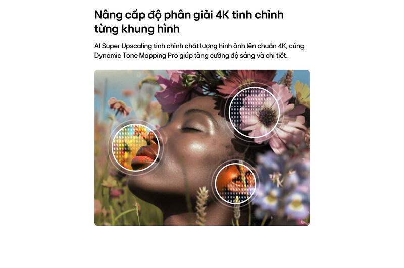 Smart Tivi LG NANO nâng cấp hình ảnh 4K.