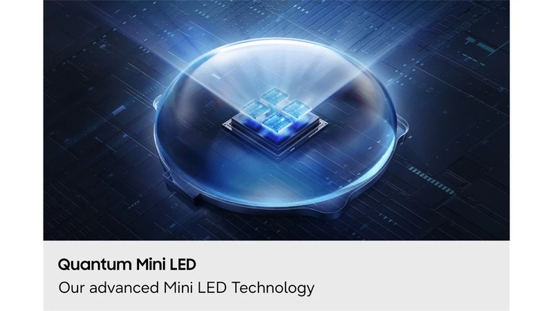 Quantum mini led công nghệ hiện đại. Quantum mini led công nghệ hiện đại.