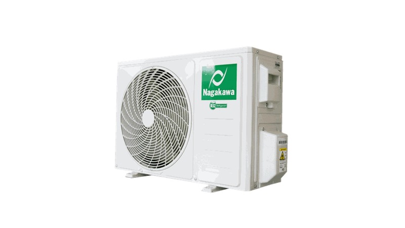 Cục nóng sử dụng gas r32 phổ biến.