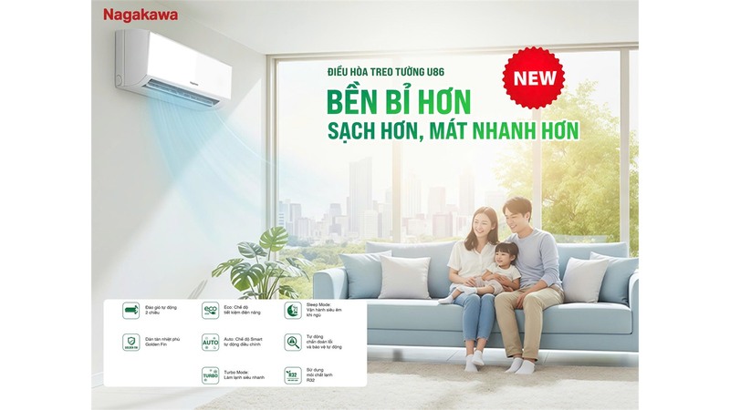 Chế độ điều hòa bền bỉ, mát nhanh hơn.