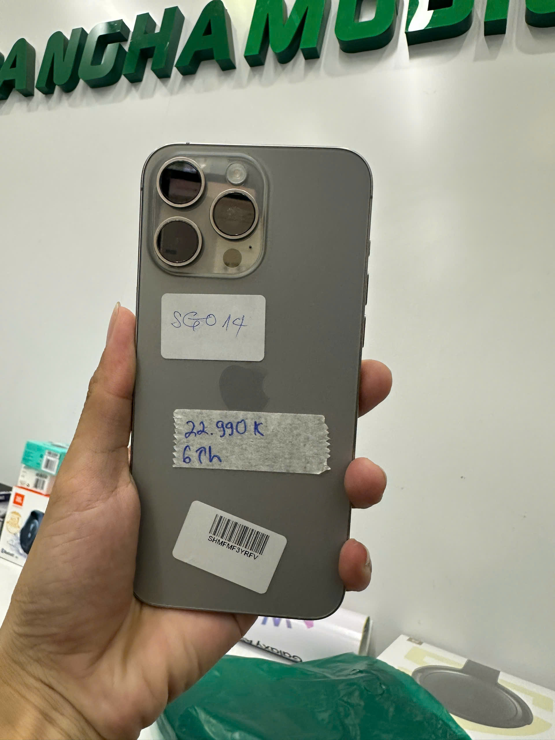 ĐTDĐ Apple iPhone 15 Pro Max 256GB Natural Titanium_MU793VN/A - MÁY CŨ - 505 LÊ HỒNG PHONG