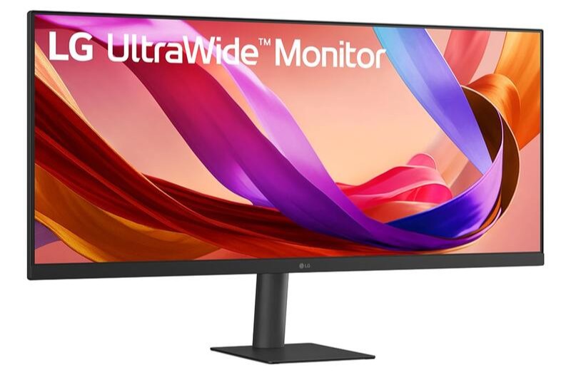 Màn hình LG UltraWide hiện tỉ lệ khung hình 16:9.
