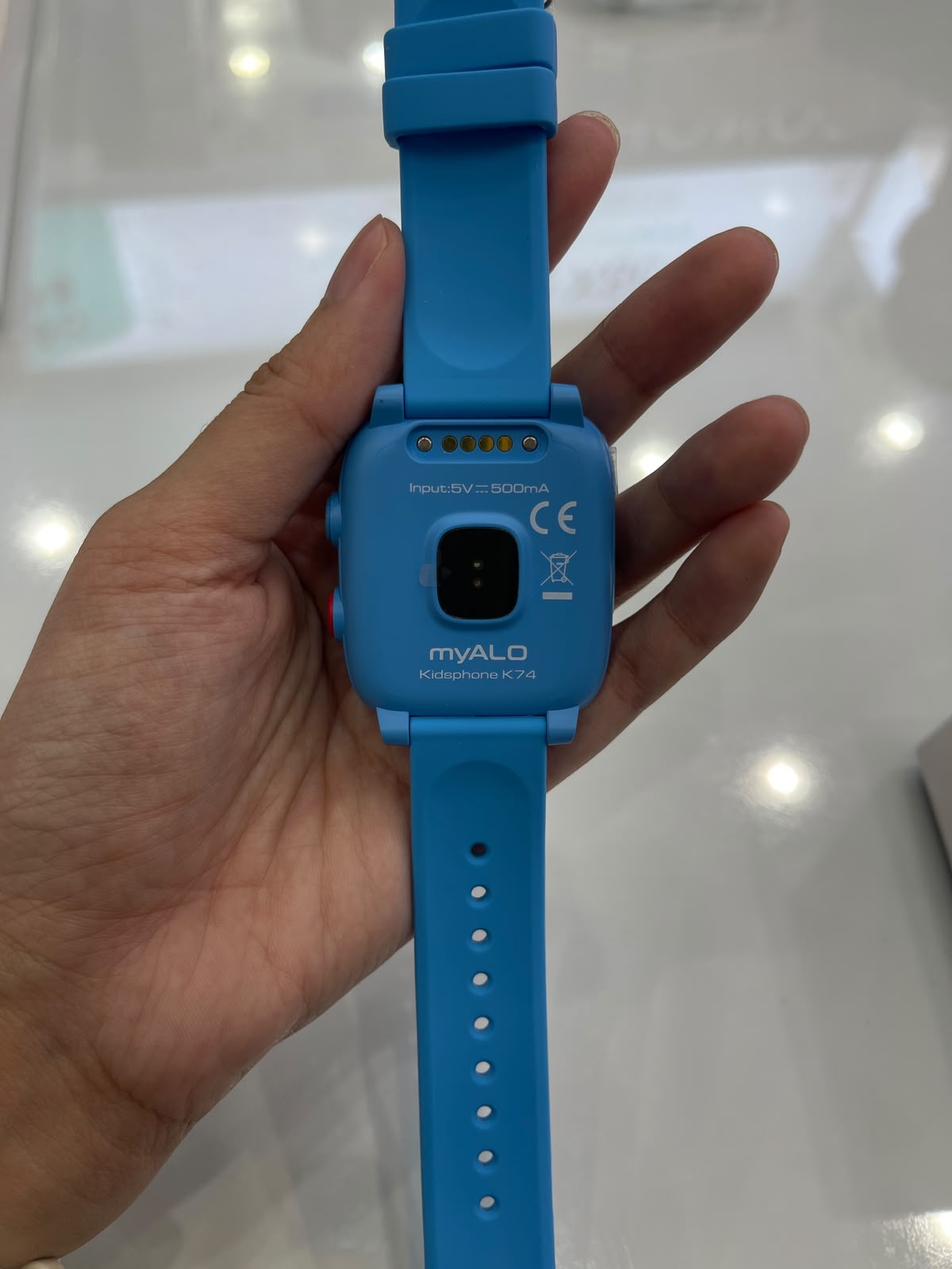Điện thoại thông minh đeo tay trẻ em myALO Kidsphone K74, màu xanh