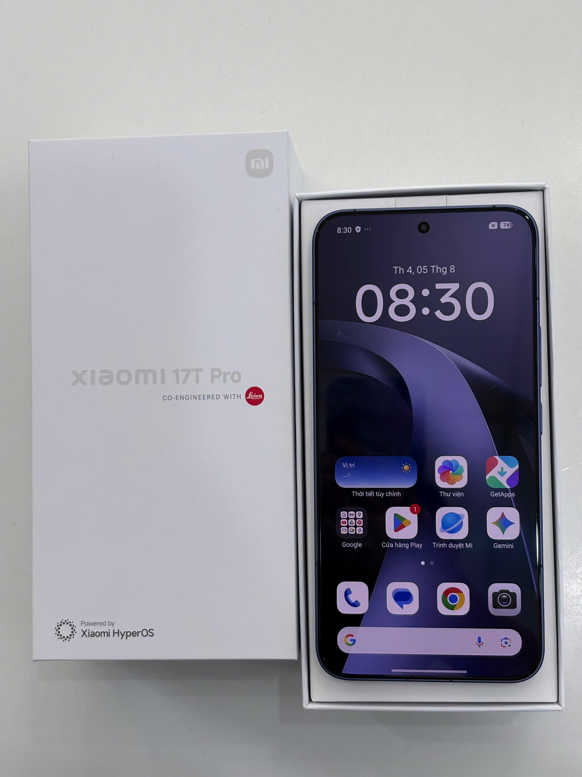 ĐIỆN THOẠI DI ĐỘNG (TEL) XIAOMI 17T PRO 5G - Xanh dương - TBH - Cũ