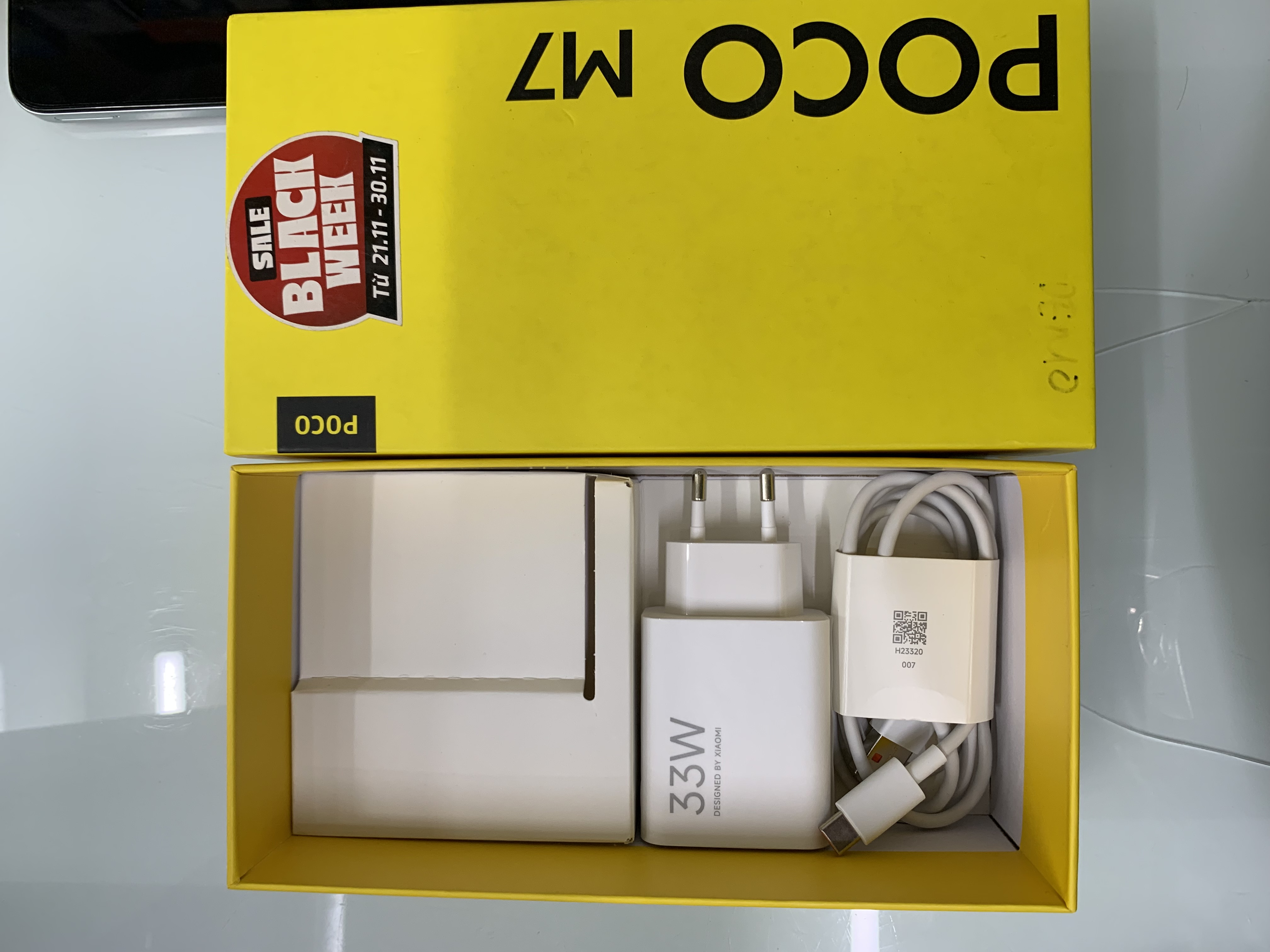ĐIỆN THOẠI DI ĐỘNG (TEL) POCO M7 6.9"/SNAP 685/6G/128G/50MP+QVGA/8MP/7000mAh (25062PC34G)/BẠC