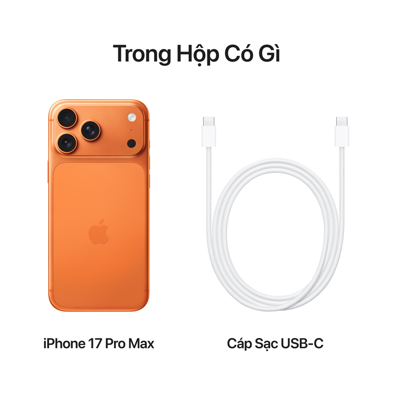iPhone 17 pro max và phụ kiện.