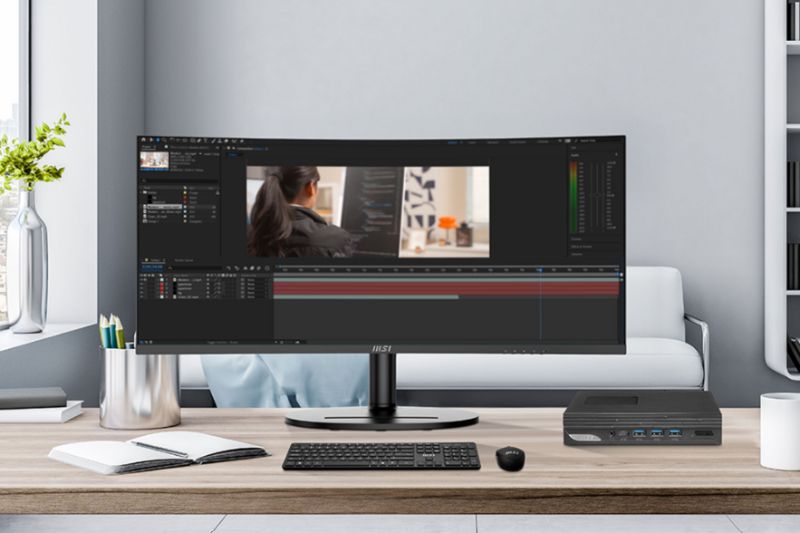 MSI MD342CQP có độ phủ màu Adobe RGB 92%, DCI-P3 95% và sRGB 119%