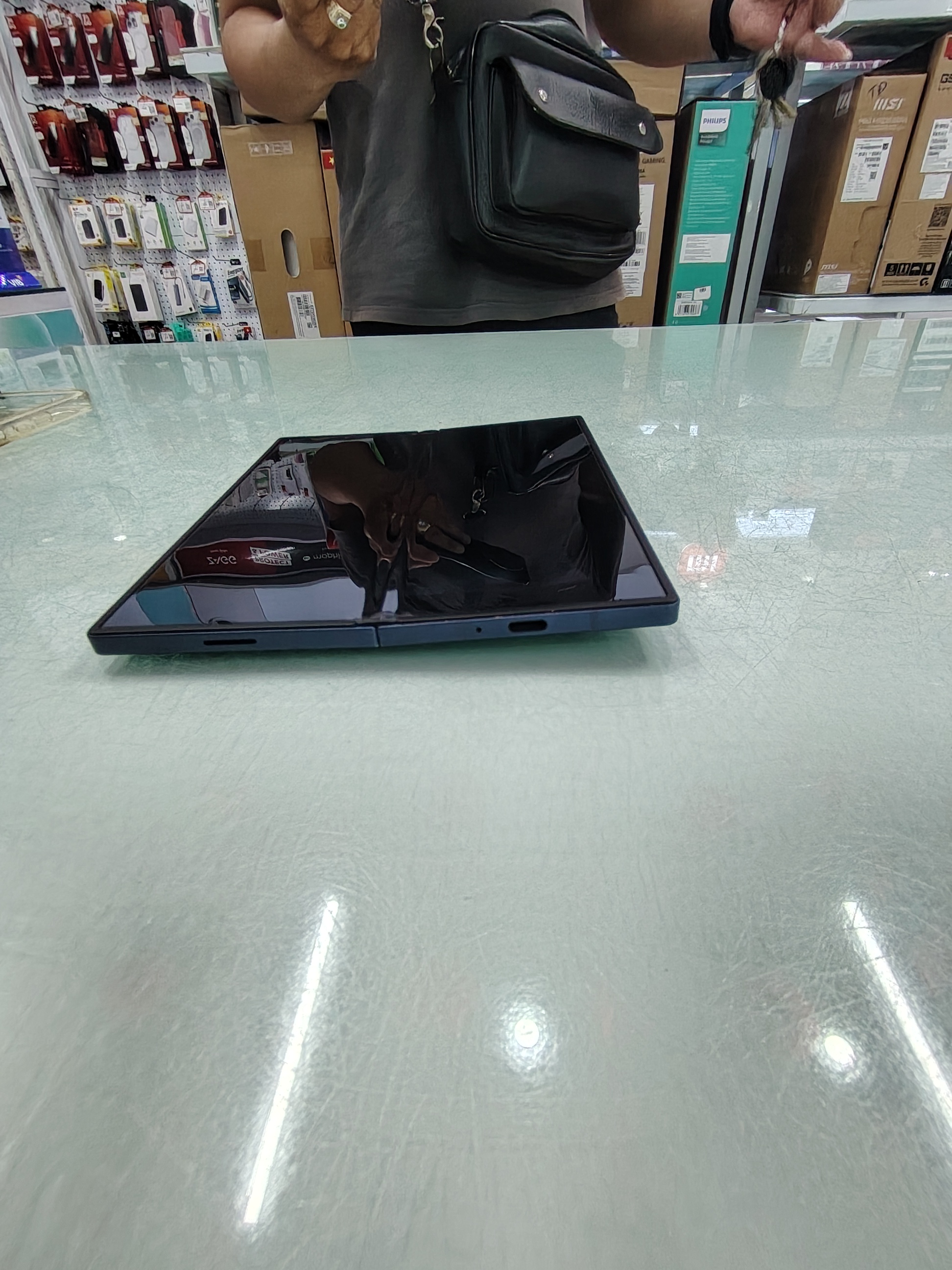 ĐTDĐ Samsung Fold6 SM-F956B,256GB,Xanh Navy