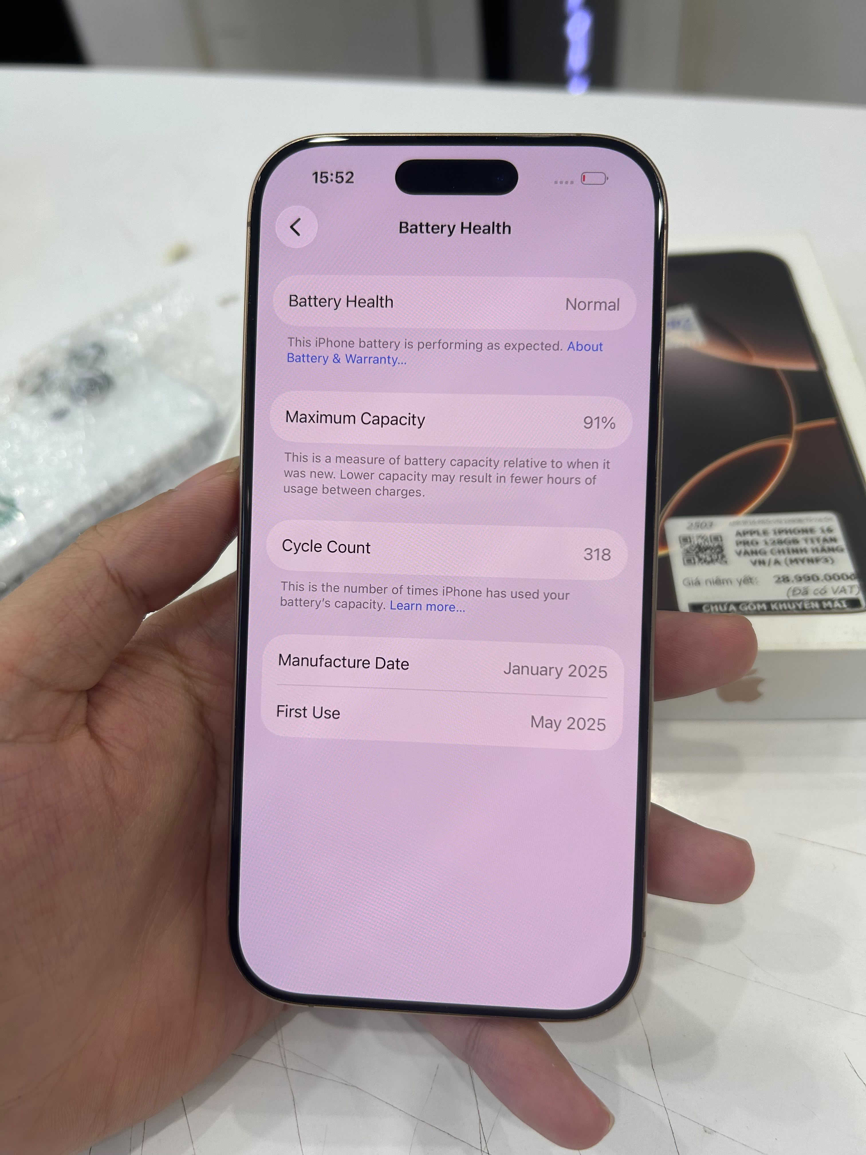 iPhone 16 Pro 128GB - Chính hãng VN/A Cũ