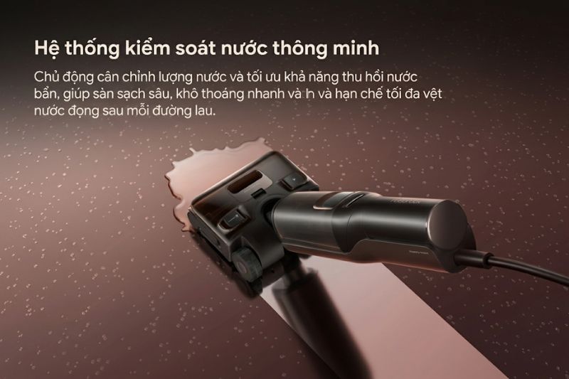 AI phát hiện bụi bẩn giúp Roborock F25 Pro Turbo phản ứng linh hoạt hơn với từng khu vực sàn.