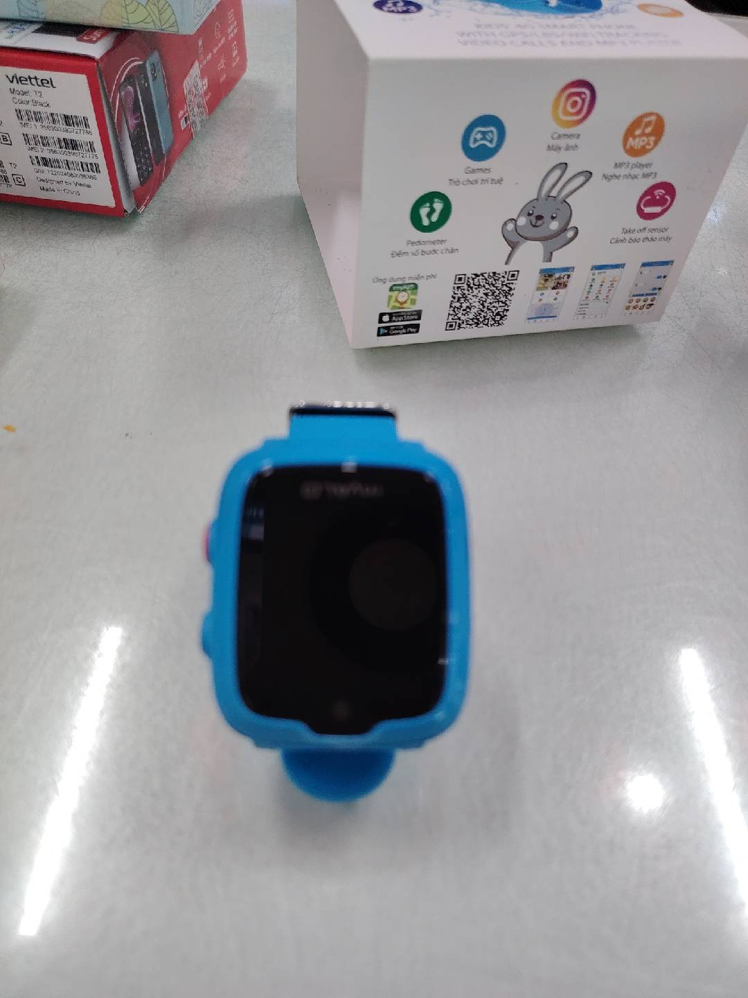 Điện thoại thông minh đeo tay trẻ em myALO Kidsphone K74, màu xanh