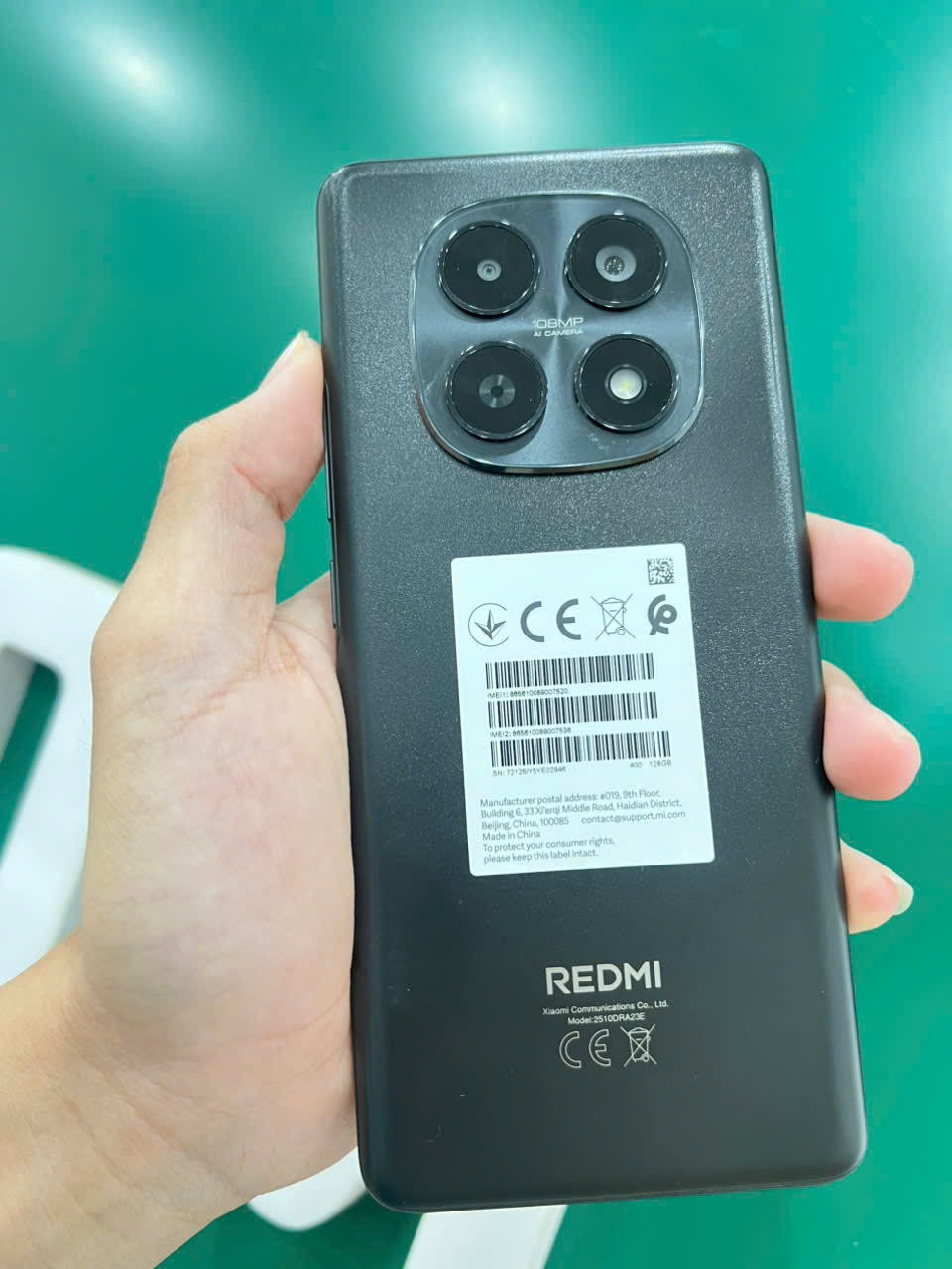 ĐIỆN THOẠI DI ĐỘNG (TEL) REDMI NOTE 15 (6/128GB) -TBH