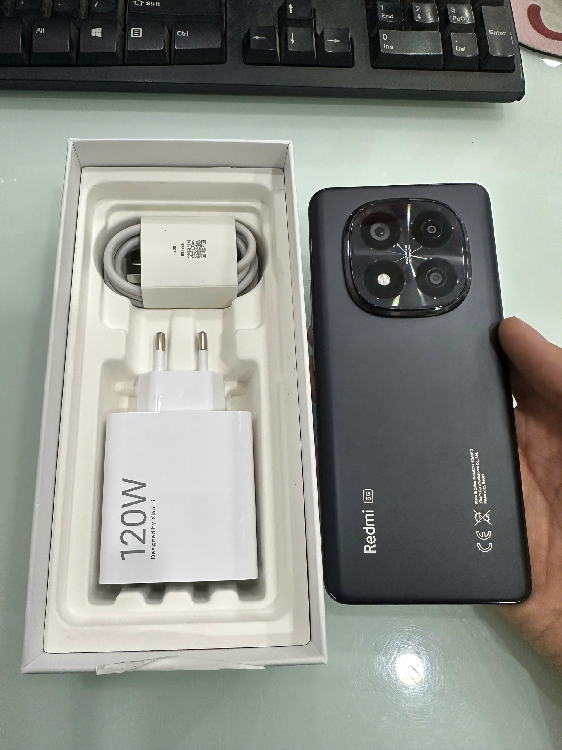 ĐIỆN THOẠI DI ĐỘNG (TEL) REDMI NOTE 14 PRO+ 5G 8G/256G Đen -Cũ