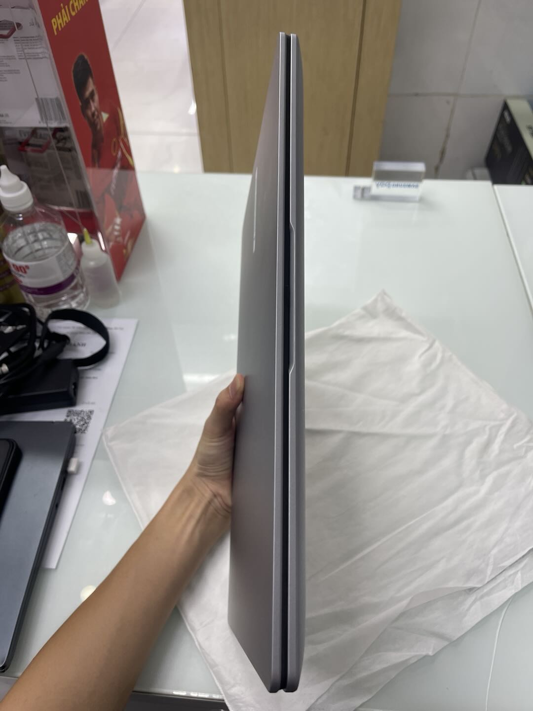 Máy tính xách tay Asus P1503CVA Core 3-100U/8GB/512GB SSD/Intel Graphics/15.6" FHD/ax+BT/FP/Win 11 Home/Xám (Misty Grey)/2YW_P15