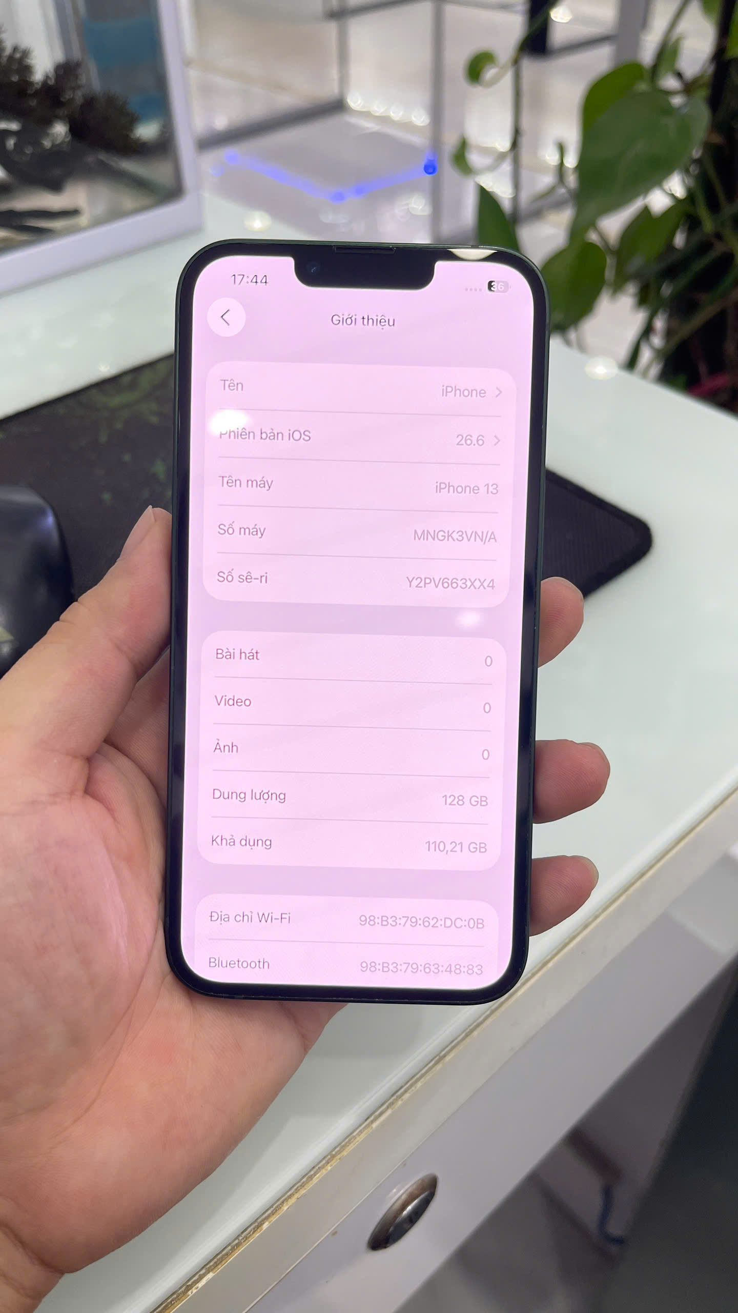 ĐTDĐ Apple iPhone 13 128GB - Cũ - Màu xanh Quân đội - VN/A