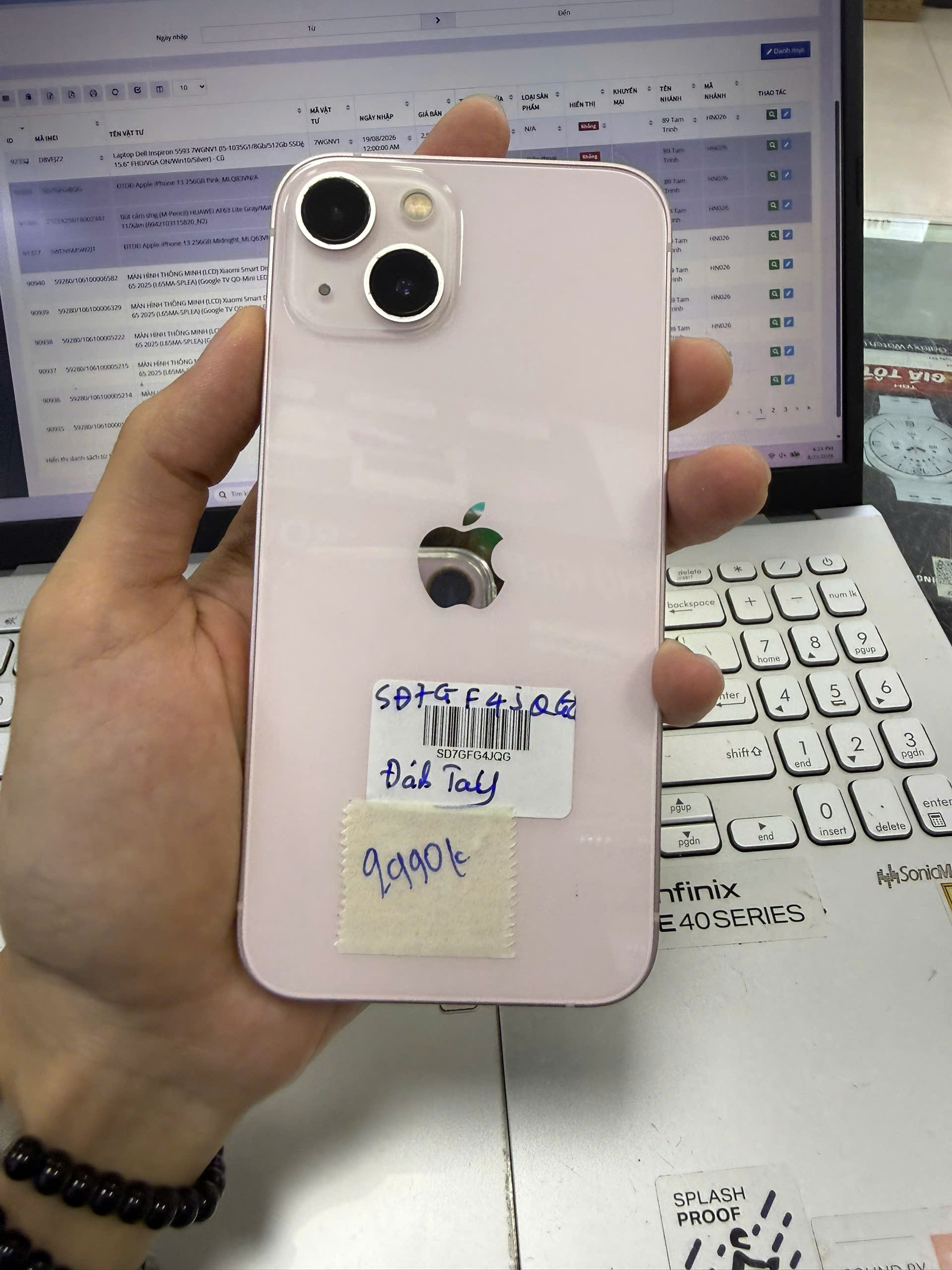 ĐTDĐ Apple iPhone 13 256GB Pink_MLQ83VN/A - SÐ7GFG4JQG - I13256P