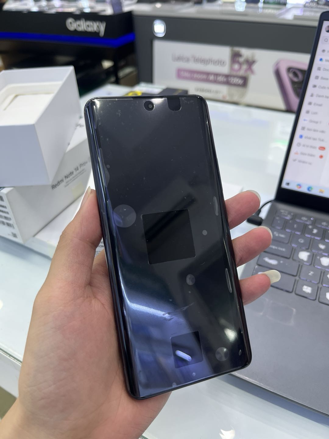 ĐIỆN THOẠI DI ĐỘNG (TEL) REDMI NOTE 14 PRO+ 5G 6.67/SNAP 7S GEN 3/8G/256G/200+8+2MP/20MP/5110mAh (24115RA8EG) TN